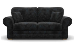 Heart of House Chedworth 2 Seater Fabric Sofa Bed - Black